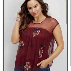Maurices Floral Blouse
